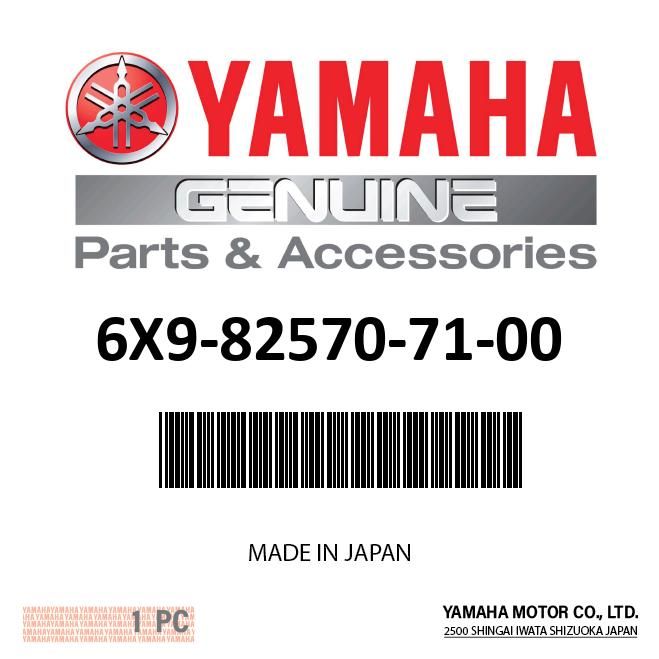 6X9-82570-71-00 - Yamaha - Panel Switch Assembly