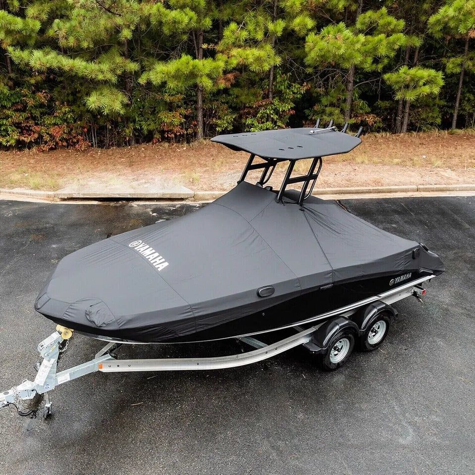 Yamaha Boat Fiberglass T - MAR-22FSH-MC-23 - Top Mooring Cover - 222 FSH SPT E - Black - 2023