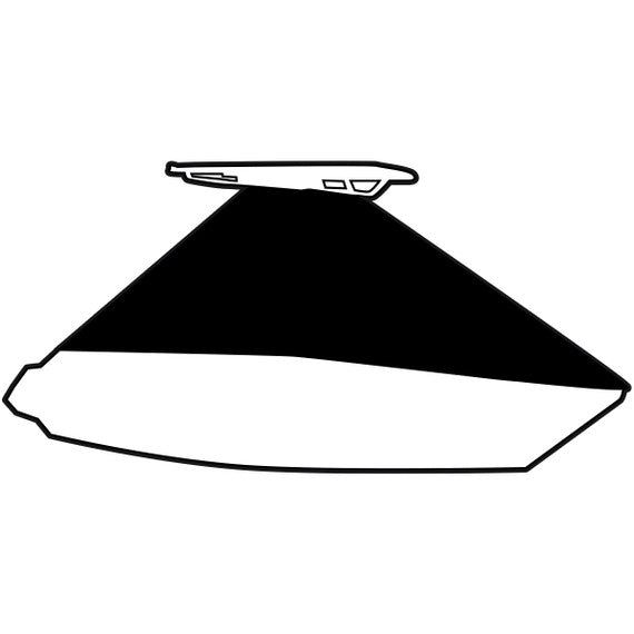 Yamaha Boat T - MAR-25FSH-MC-24 - Top Mooring Cover - 252 FSH SPT 255 FSH SPT E 255 FSH SPT H - Black - 2021-2024