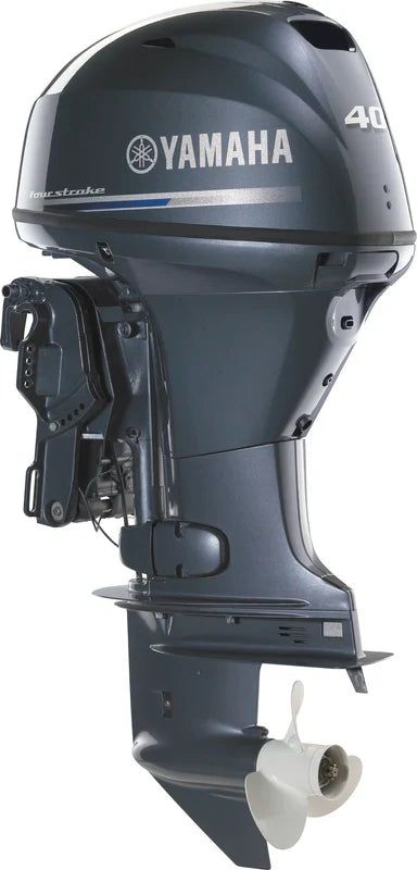 Yamaha F40LA Outboard - 20-Inch Shaft | Gray | Remote Control | Electric Start | Power Trim & Tilt |