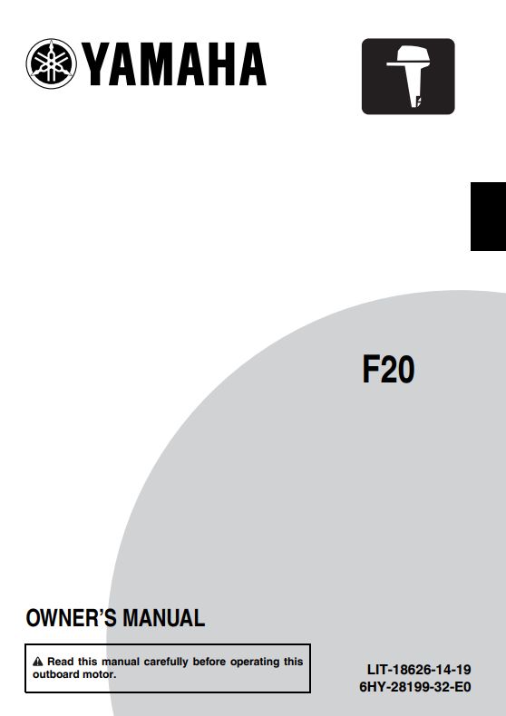 Yamaha - LIT-18626-14-19- F20 - Owner's Manual