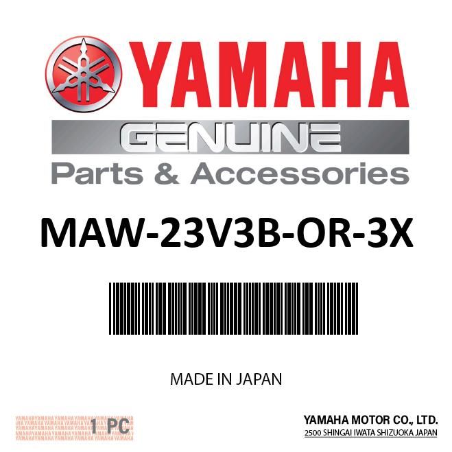 Yamaha MAW-23V3B-OR Personal Flotation Device Nylon Value Orange