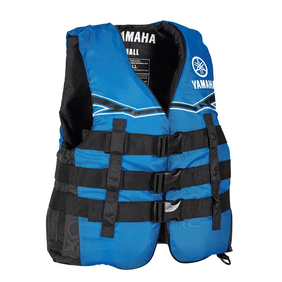 Yamaha Men's 21V3B Value Nylon 3 - Mar-21V3B-Bl-Sm - Buckle Pfd - Blue/Black/White-S