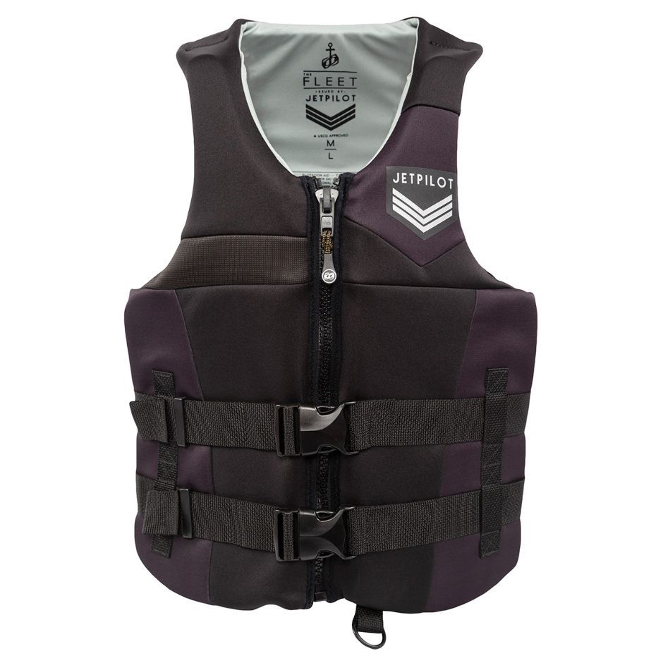 Yamaha Men's JetPilot Fleet Neoprene 2 - Wjp-21238-Bk-2L - Buckle Pfd - Extra Large - 2Xl-Black/Gray